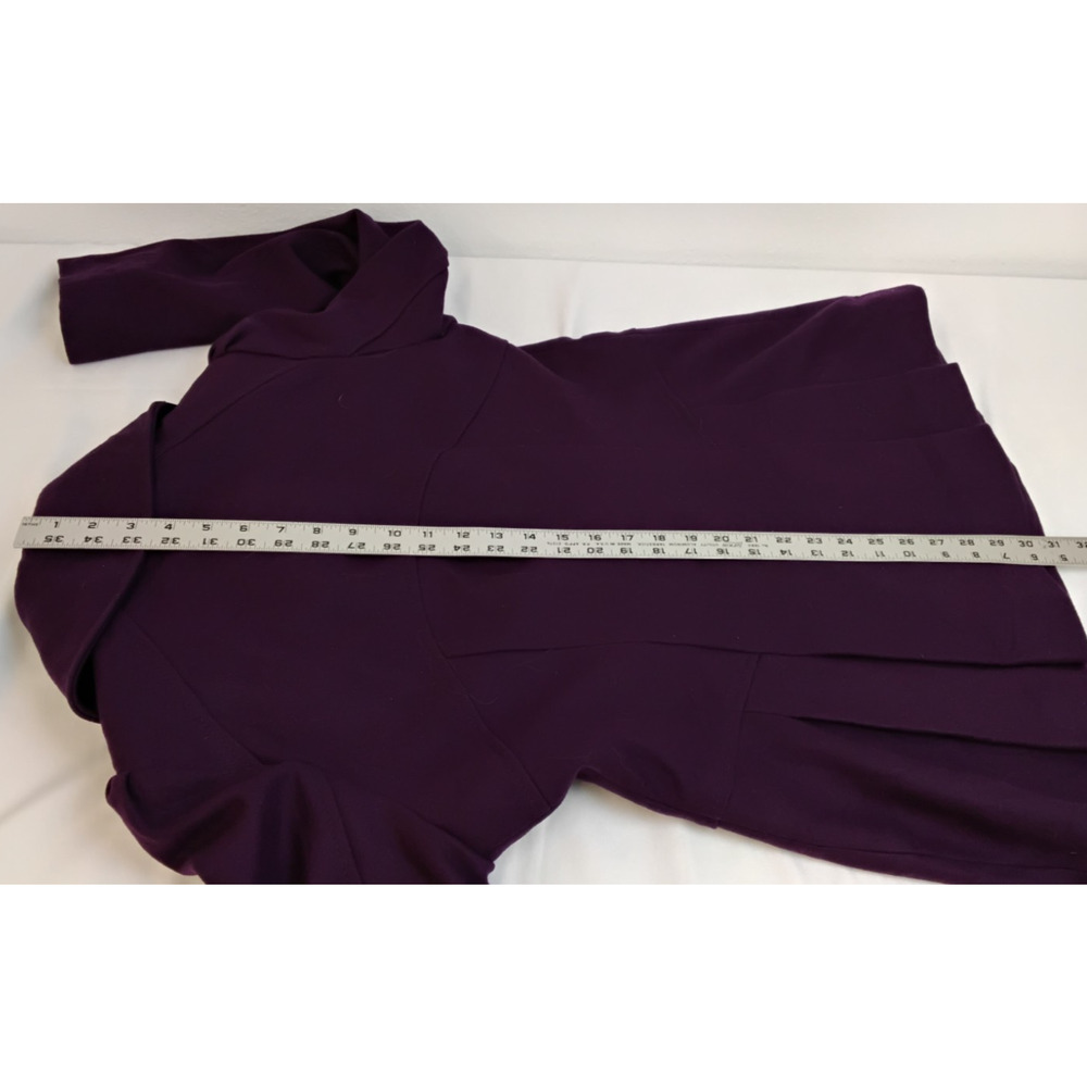 Guess Wool Blend Peacoat Women's Large Petite Purple Double Breasted #Z5447 - Picture 16 of 16